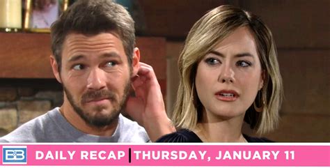 The Bold And The Beautiful Recap Liam Pokes Holes Hope S Faith