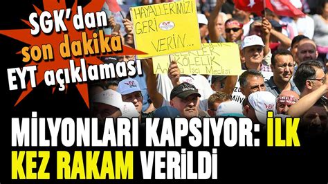 Son dakika SGK dan milyonları ilgilendiren EYT açıklaması İlk kez