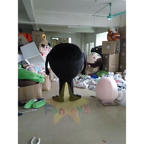 Funtoys Black And White Adult Cartoon Mascot Costumes For Stage