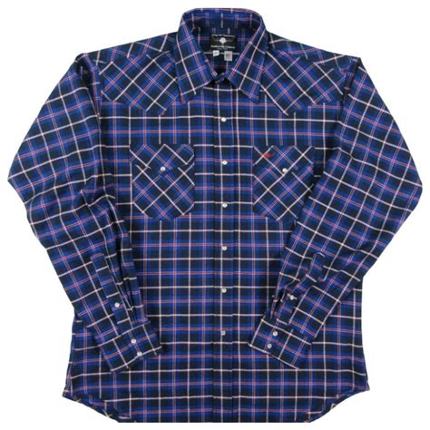 Royal And Blue Plaid Flannel All Usa Clothing