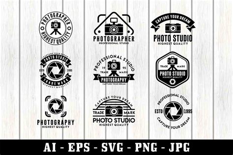 Photographer Studio Vector Logo Graphic by Kerja Serabutan · Creative ...