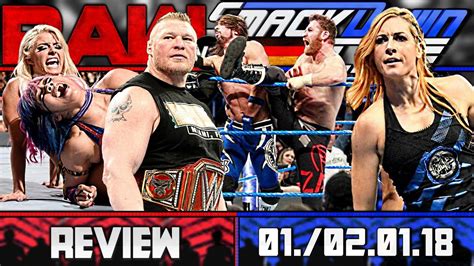 WWE RAW Vs SmackDown Review NEUES JAHR NEUE CHANCEN 01 02 01 18