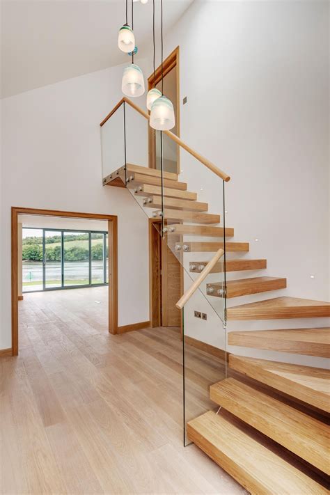 A Beautiful Bespoke Cantilevered Or Floating Staircase For A Home In