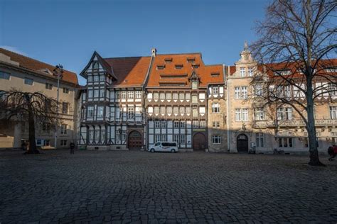 Von Veltheim House And Huneborstelsches House Gildehaus At Burgplatz