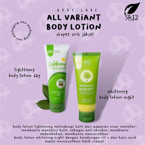 Jual SR12 WHITENING NIGHT BODY LOTION LIGHTENING BODY LOTION LOTION