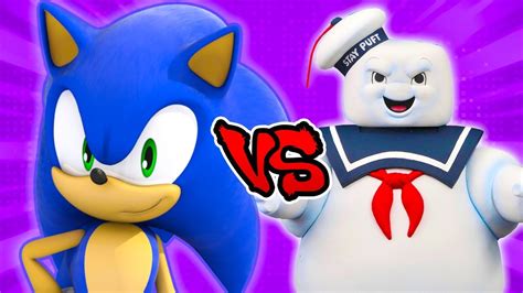 Sonic The Hedgehog Vs Stay Puft Epic Battle Left 4 Dead 2 Gameplay