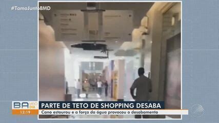 Parte De Teto De Shopping Desaba Ap S Vazamento De Tubula O Em