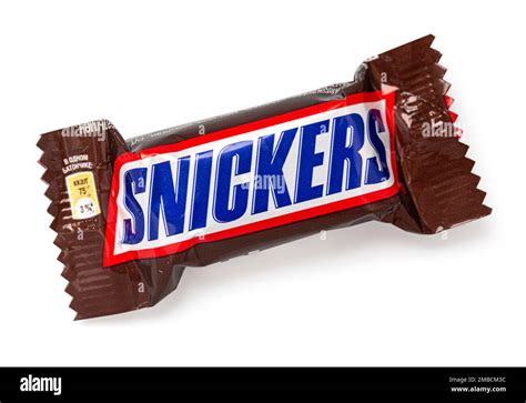 Anapa Russia December 2022 Mini Snickers Chocolate Bar In The