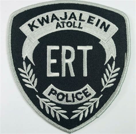 Kwajalein Atoll Police Ert Emergency Response Team Swat Marshall