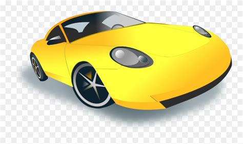 Car Clipart Clipart Yellow Car Sport Cars Clip Art Png Download