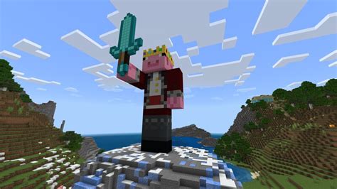 Technoblade Statue Minecraft Map