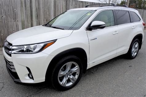 Used 2019 Toyota Highlander Hybrid Limited Platinum Awd For Sale 37300 Metro West