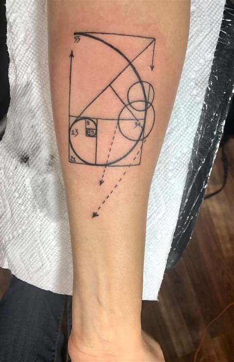 Fibonacci Band Tattoo