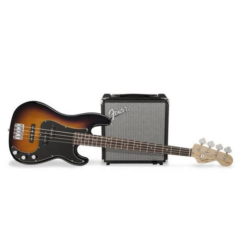 Squier By Fender Affinity Series Precision Bass Pj Pack Brown