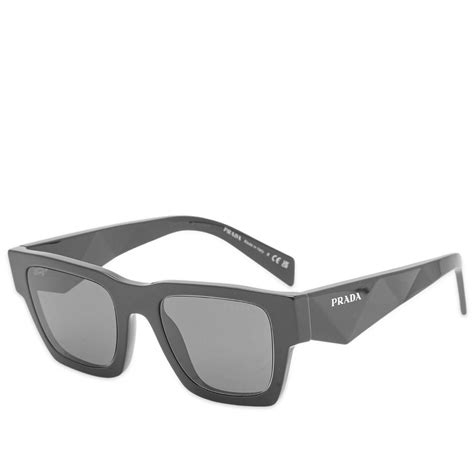 Prada Eyewear Men S Pr A06s Sunglasses In Black Dark Grey Prada