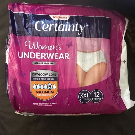 Walgreens Other Walgreens Extra Extra Large Certainty Womens Maximum Absorbency Underwear