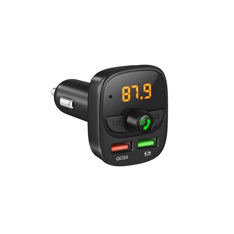 Bluetooth FM Transmitter - Black Just Wireless