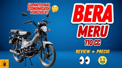 Bera Merú 110cc 2023 La Moto Más Económica de Venezuela Review