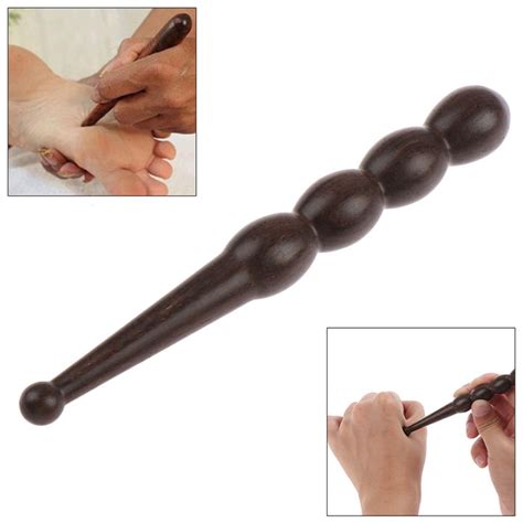 Wood Stick Wooden Tools Acupoint Massage Spa Foot Hand Reflexology Body