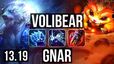 Voli Vs Gnar Top 6 Solo Kills 700 Games 1 3m Mastery Na