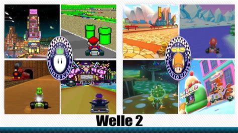 Mario Kart Deluxe Alle Dlc Strecken Aus Welle Originale