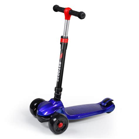 Sisigad Kids Scooters Mini Aluminum 3 Wheels With Led Light Up Wheel