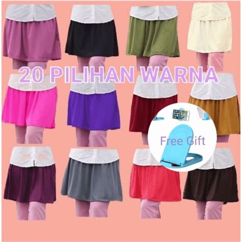 Skirt Mini Skirt Muslimah Skirt Extender Skirt Sukan Shopee Malaysia