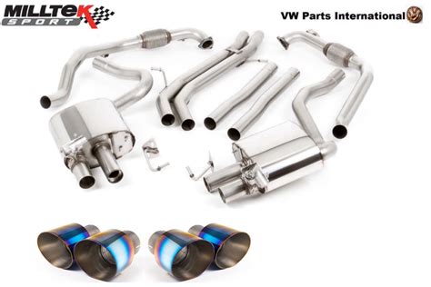 Audi S5 Coupe 3 0 V6 Turbo Milltek Sport Non Resonated Cat Back Exhaust