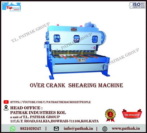 Hipat Hz Mechanical Over Crank Shearing Machine Max Shear Width