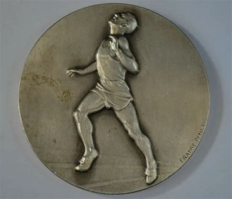 Medaille Ancienne Des Sports Courses Metres Fraisse Demey Eur