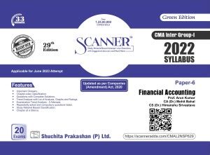 Scanner Green Edition For Financial Accounting Paper Cma Inter