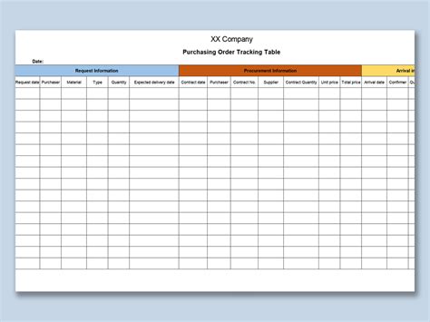 Purchase Order Tracker Excel Template Printable Word Searches