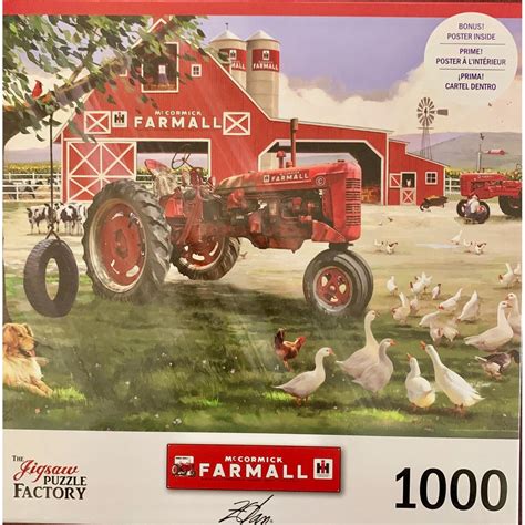 Sunday Afternoon On The Farm Mccormick Farmall 1000 Piece Jigsaw Puzzl