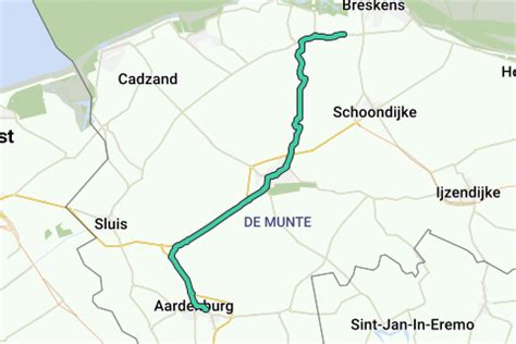 Groede Aardenburg Recreatieve Fietsroute RouteYou