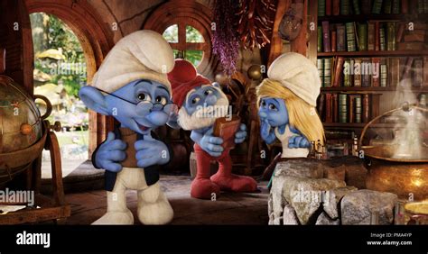 Narrator Smurf Tom Kane Papa Smurf Jonathan Winters And Smurfette