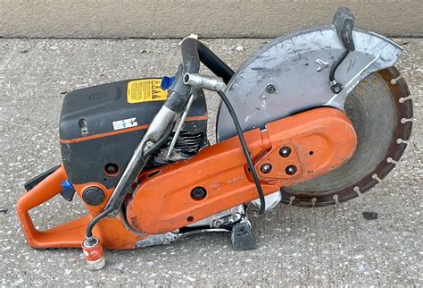 Husqvarna K770 14 Gaslone Concrete Cut Off Saw TESTED Good