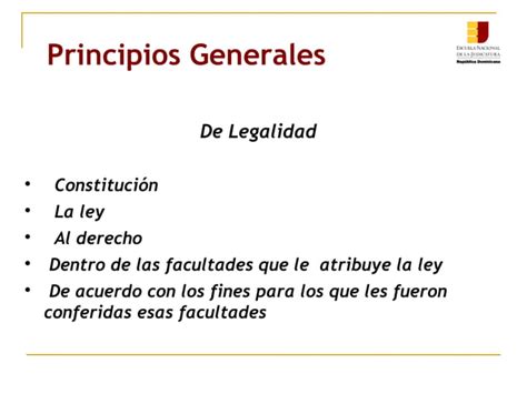 ENJ 100 Principios Generales Del Derecho Administrativo PPT