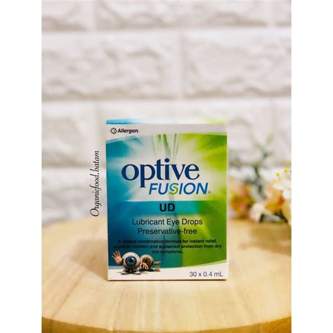 Jual Allergan Optive Fusion Lubricant Eye Drops Vial X Ml Tetes