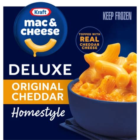 Kraft Frozen Meal Original Cheddar Mac And Cheese Macaroni And Cheese Dinner 12 Oz Smiths Food