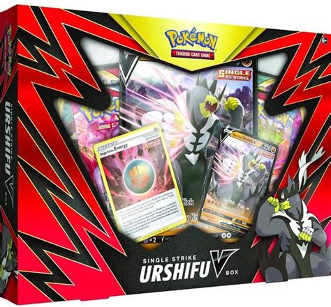 Carta Pokémon Box Urshifu V Golpe Decisivo Golpe Fluido Ee3 Copag