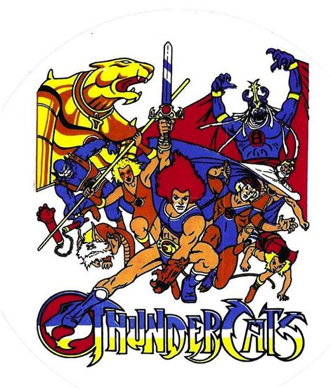 Thundercats Logo 105cm Custom Stickers Labels Decals Printed Etsy