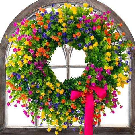 Lively Spring Wreath Designs That Will Refresh Your Porch