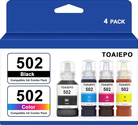 Ink Refill Bottle Replacement For Epson T Ink Work For Ecotank