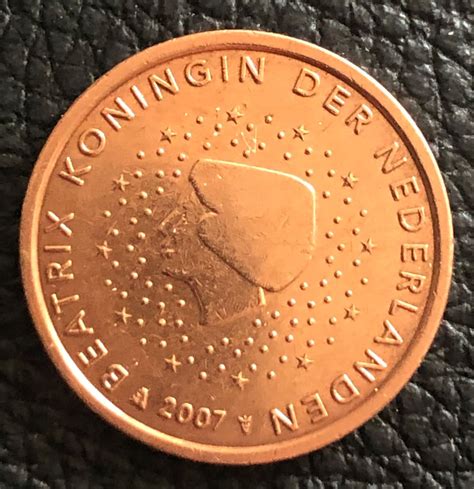 Coin Eurocent Nederlands Beatrix Koningin Etsy Ireland