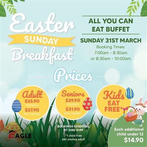 Indulge In Our Easter Sunday All You Can Eat Breakfast Buffet Kids