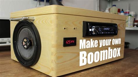 Make Your Own Boombox Youtube