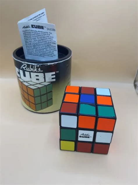 VINTAGE 1981 RUBIK S CUBE With Original Box Ideal EUR 12 84 PicClick DE