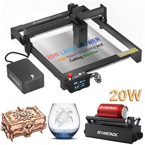 ATOMSTACK A20 Pro 20W Laser Engraver And Cutter 130W Laser Engraving