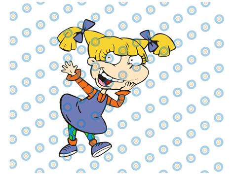 Angelica Pickles Rugrats Svg Png Dxf Cricut Silhouette C Inspire