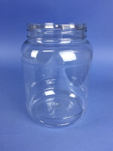 Clear Round Pet Jar Ml Mm Neck Petr C Bristol Plastics